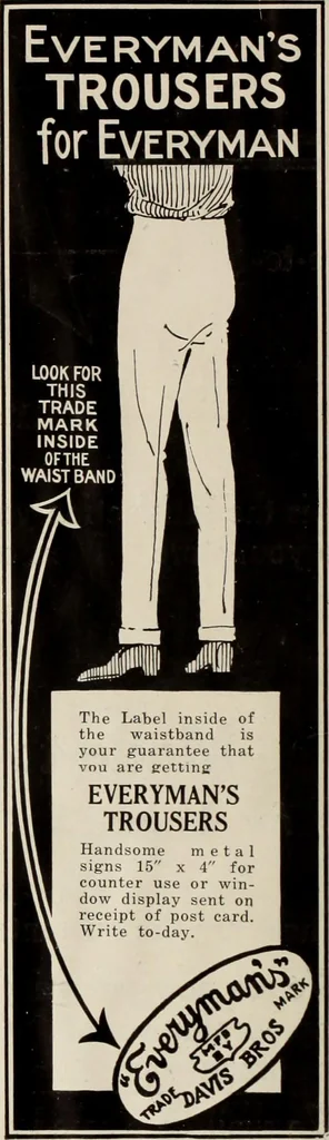 An illustration from Men's wear of Canada (January-December 1921), 1921, leaf 13