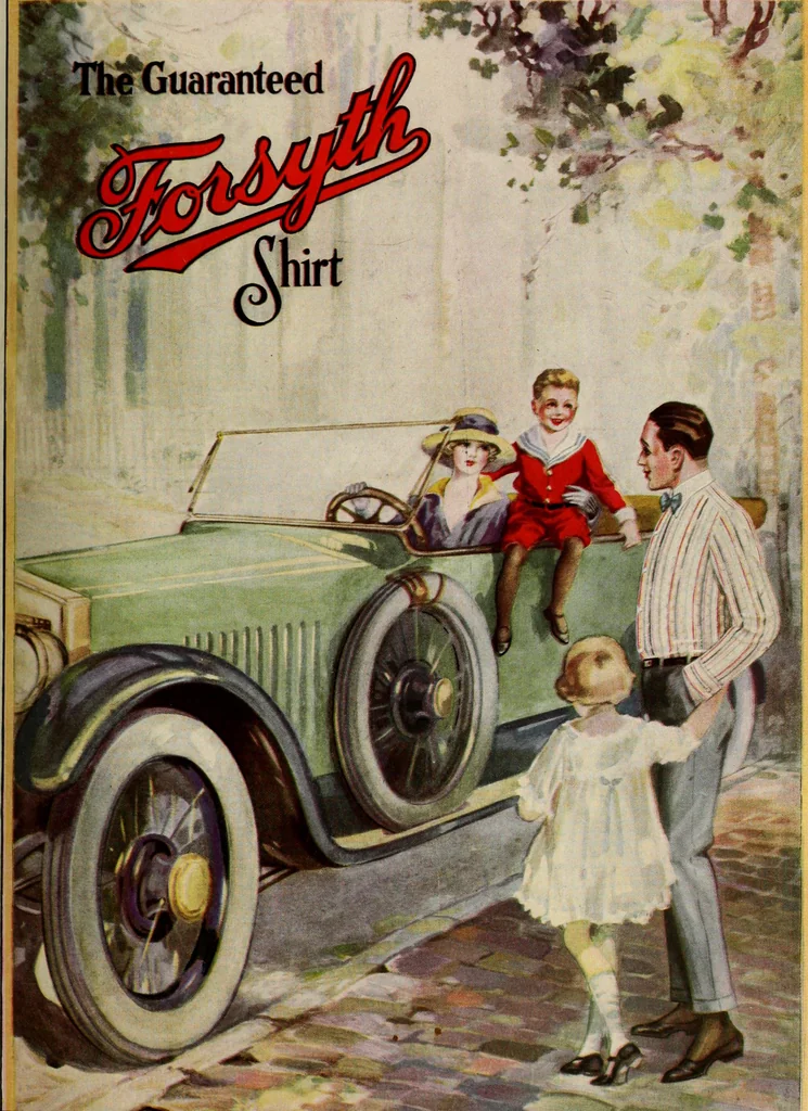 An illustration from Men's wear of Canada (January-December 1921), 1921, leaf 152