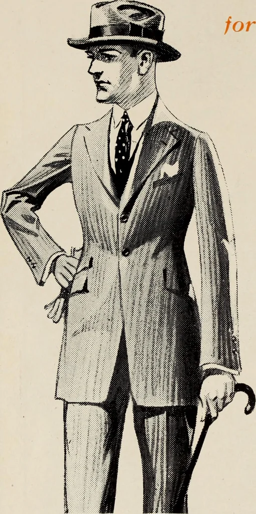 An illustration from Men's wear of Canada (January-December 1921), 1921, leaf 171