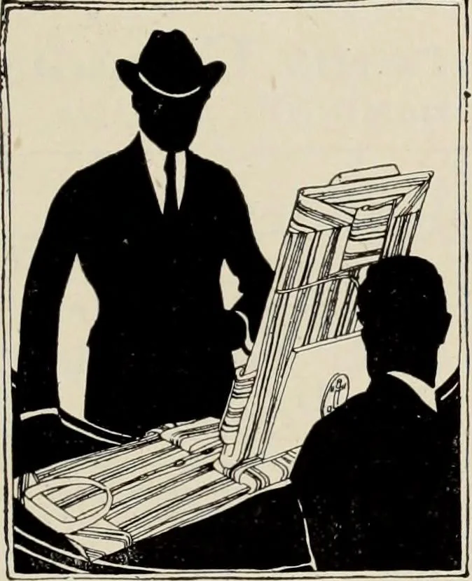 An illustration from Men's wear of Canada (January-December 1921), 1921, leaf 174