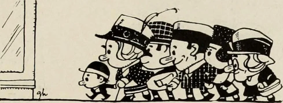 An illustration from Men's wear of Canada (January-December 1921), 1921, leaf 180