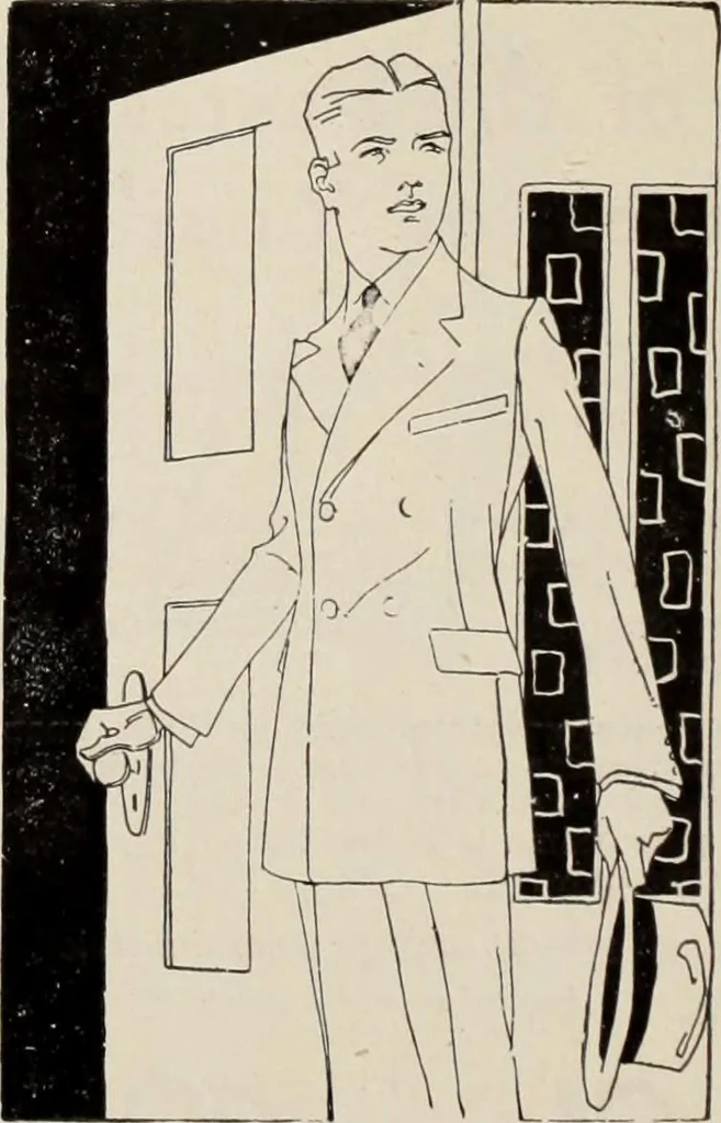 An illustration from Men's wear of Canada (January-December 1921), 1921, leaf 187