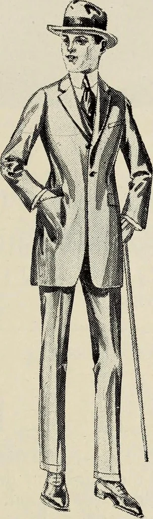 An illustration from Men's wear of Canada (January-December 1921), 1921, leaf 188