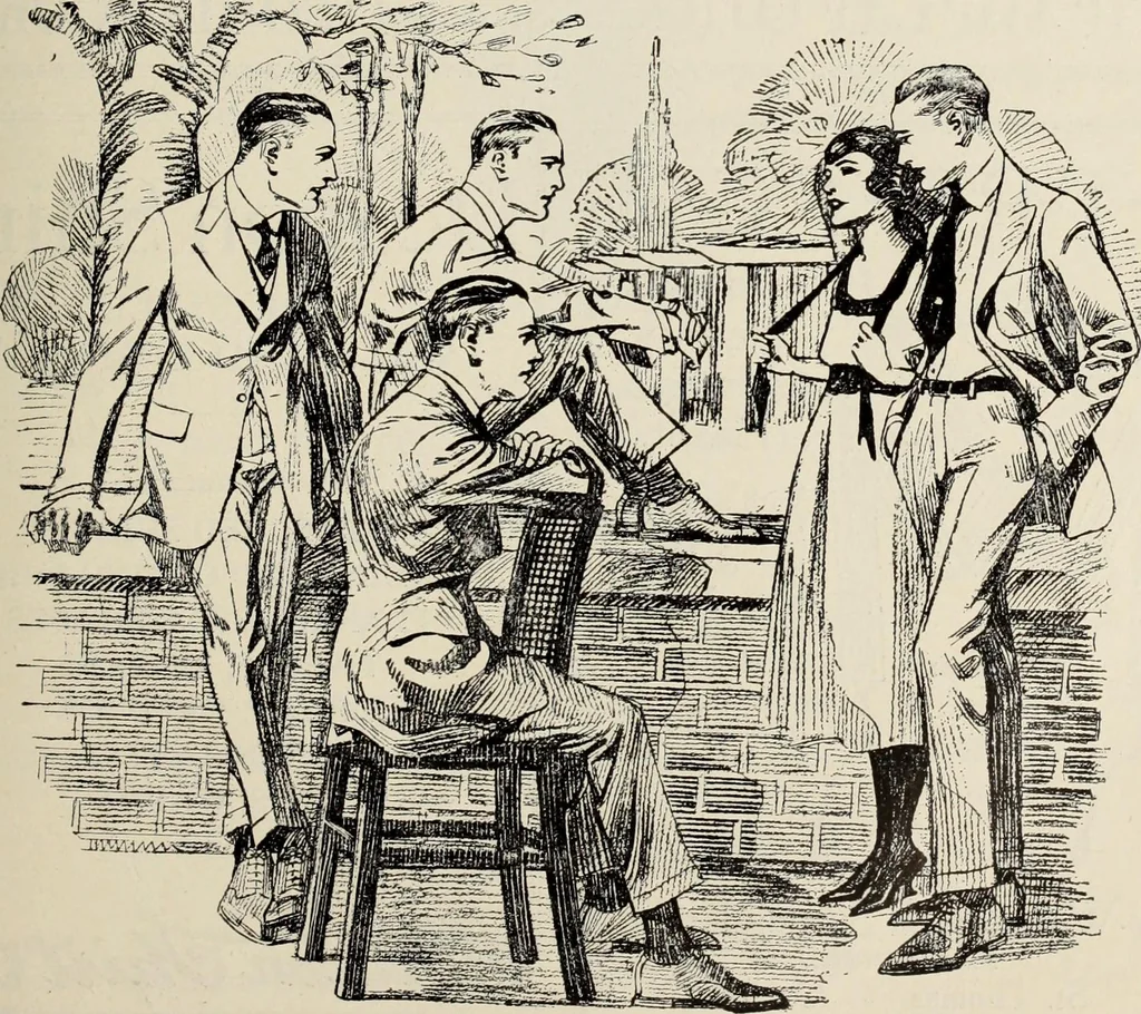 An illustration from Men's wear of Canada (January-December 1921), 1921, leaf 190