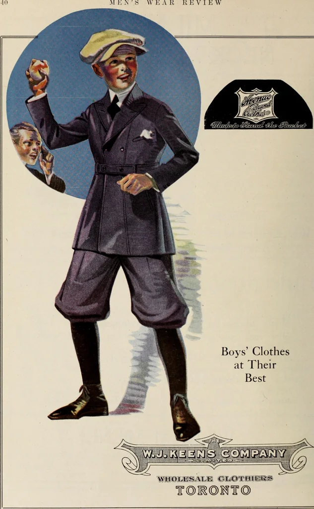 An illustration from Men's wear of Canada (January-December 1921), 1921, leaf 193