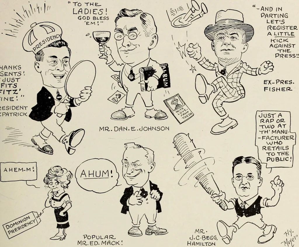 An illustration from Men's wear of Canada (January-December 1921), 1921, leaf 210