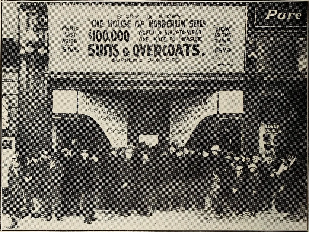 An illustration from Men's wear of Canada (January-December 1921), 1921, leaf 211