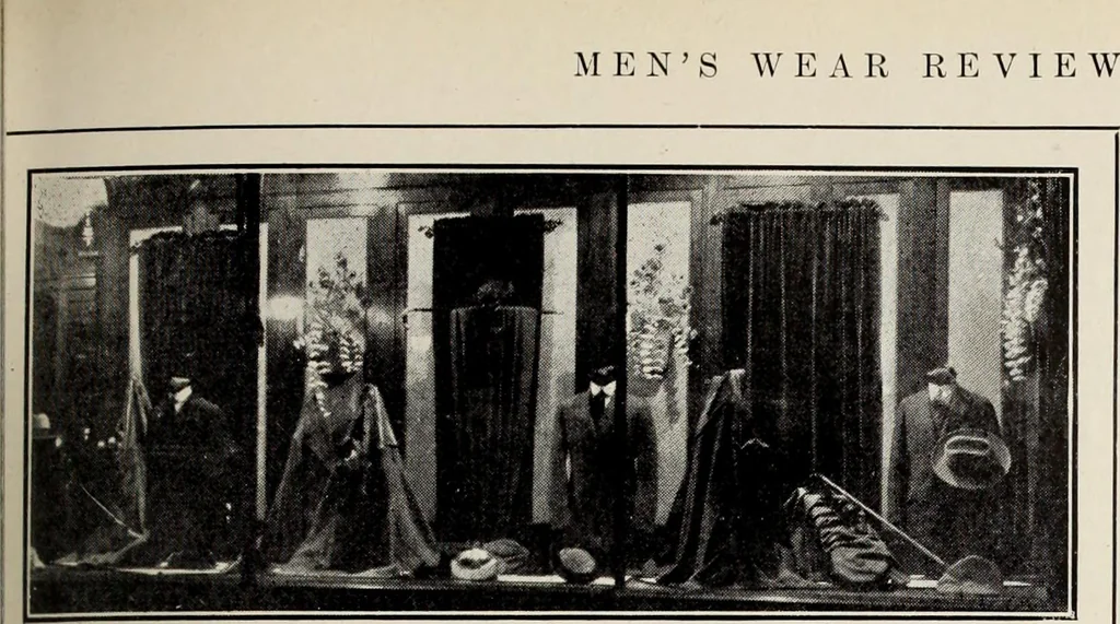 An illustration from Men's wear of Canada (January-December 1921), 1921, leaf 232