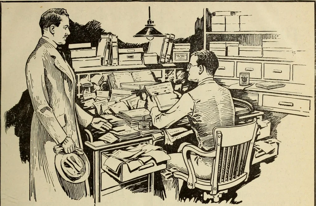 An illustration from Men's wear of Canada (January-December 1921), 1921, leaf 24