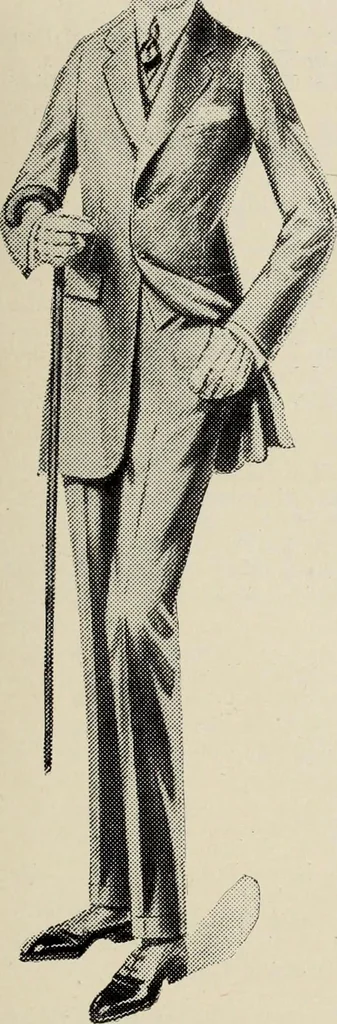 An illustration from Men's wear of Canada (January-December 1921), 1921, leaf 254