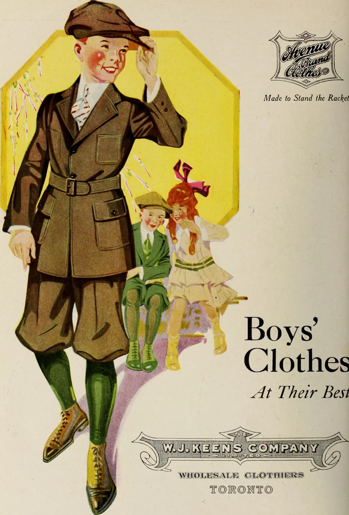 An illustration from Men's wear of Canada (January-December 1921), 1921, leaf 259