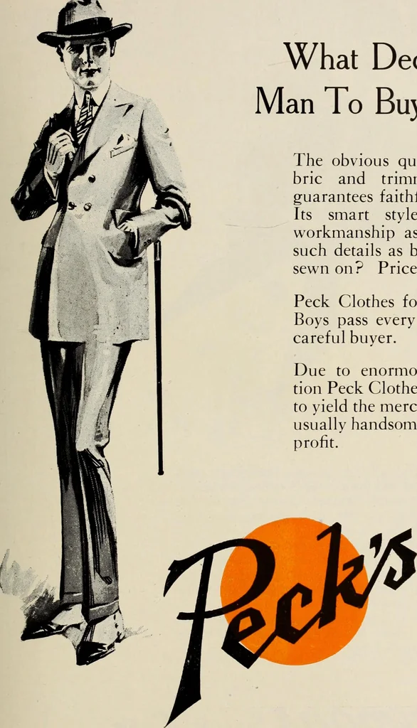 An illustration from Men's wear of Canada (January-December 1921), 1921, leaf 264