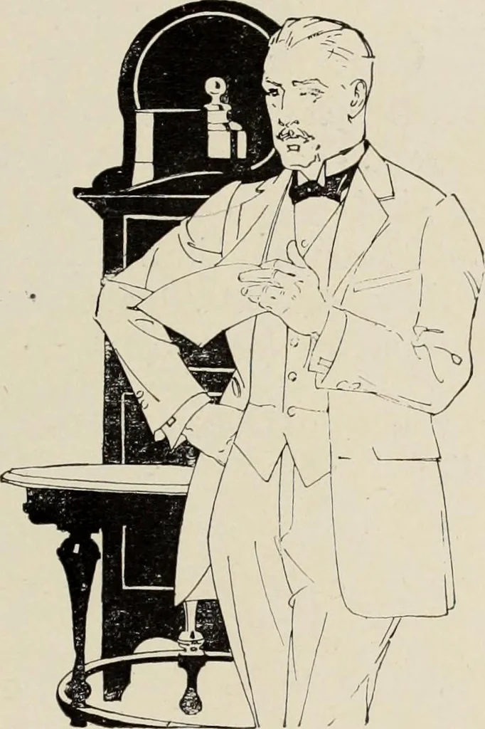An illustration from Men's wear of Canada (January-December 1921), 1921, leaf 266