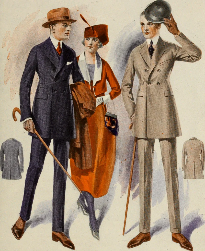 An illustration from Men's wear of Canada (January-December 1921), 1921, leaf 268