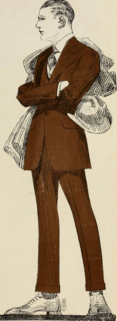 An illustration from Men's wear of Canada (January-December 1921), 1921, leaf 270