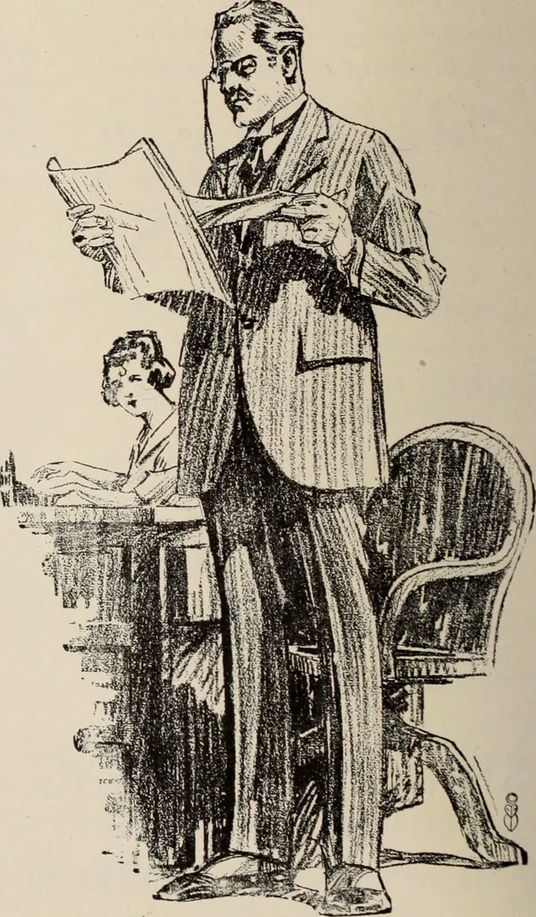 An illustration from Men's wear of Canada (January-December 1921), 1921, leaf 271