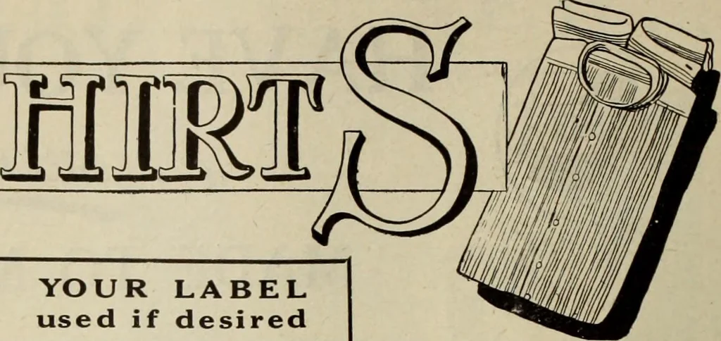 An illustration from Men's wear of Canada (January-December 1921), 1921, leaf 277