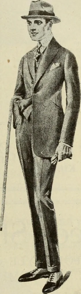 An illustration from Men's wear of Canada (January-December 1921), 1921, leaf 278