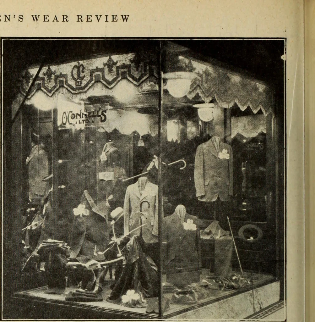 An illustration from Men's wear of Canada (January-December 1921), 1921, leaf 291