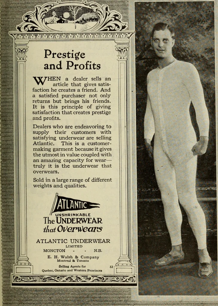 An illustration from Men's wear of Canada (January-December 1921), 1921, leaf 318
