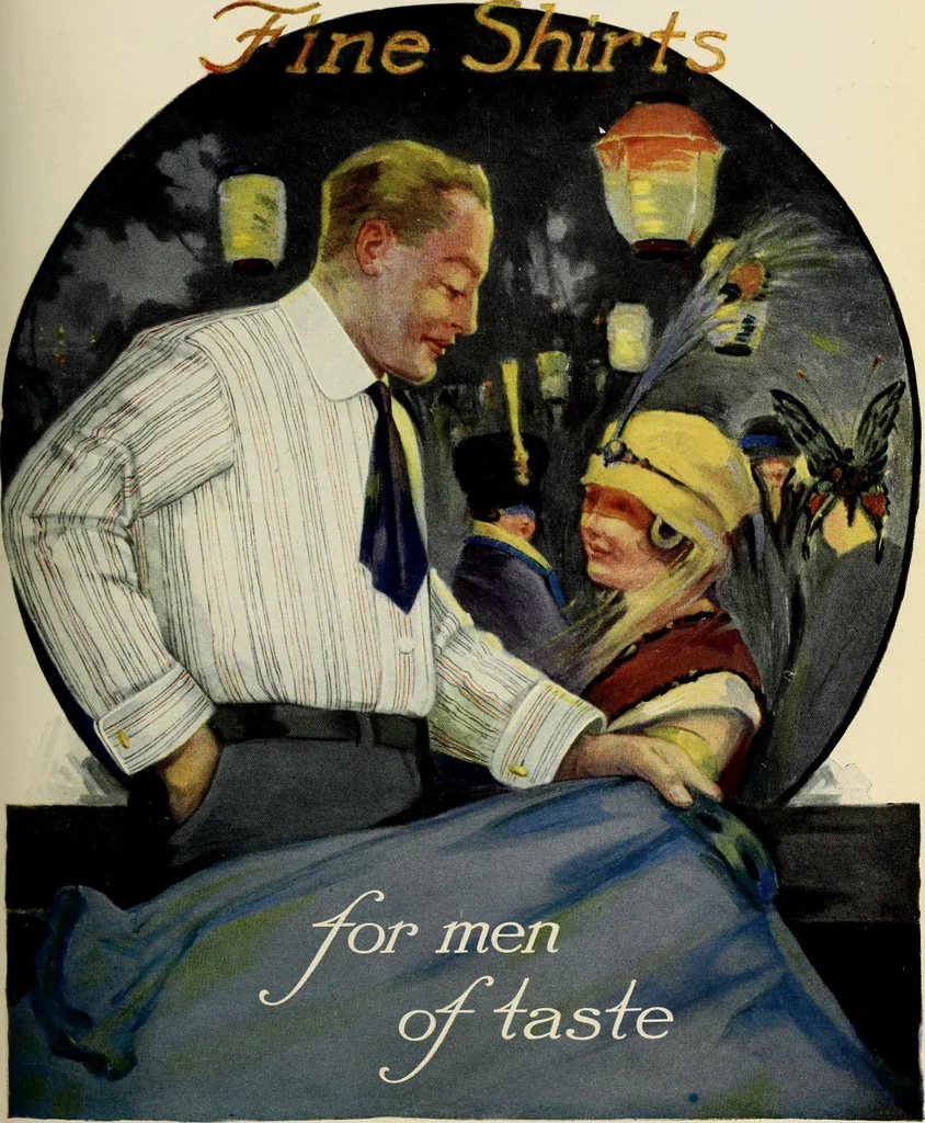 An illustration from Men's wear of Canada (January-December 1921), 1921, leaf 324