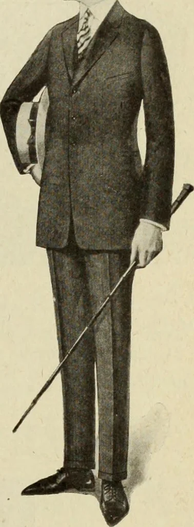 An illustration from Men's wear of Canada (January-December 1921), 1921, leaf 330