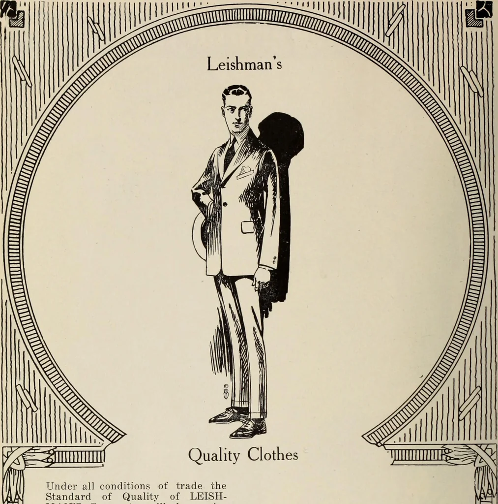 An illustration from Men's wear of Canada (January-December 1921), 1921, leaf 339