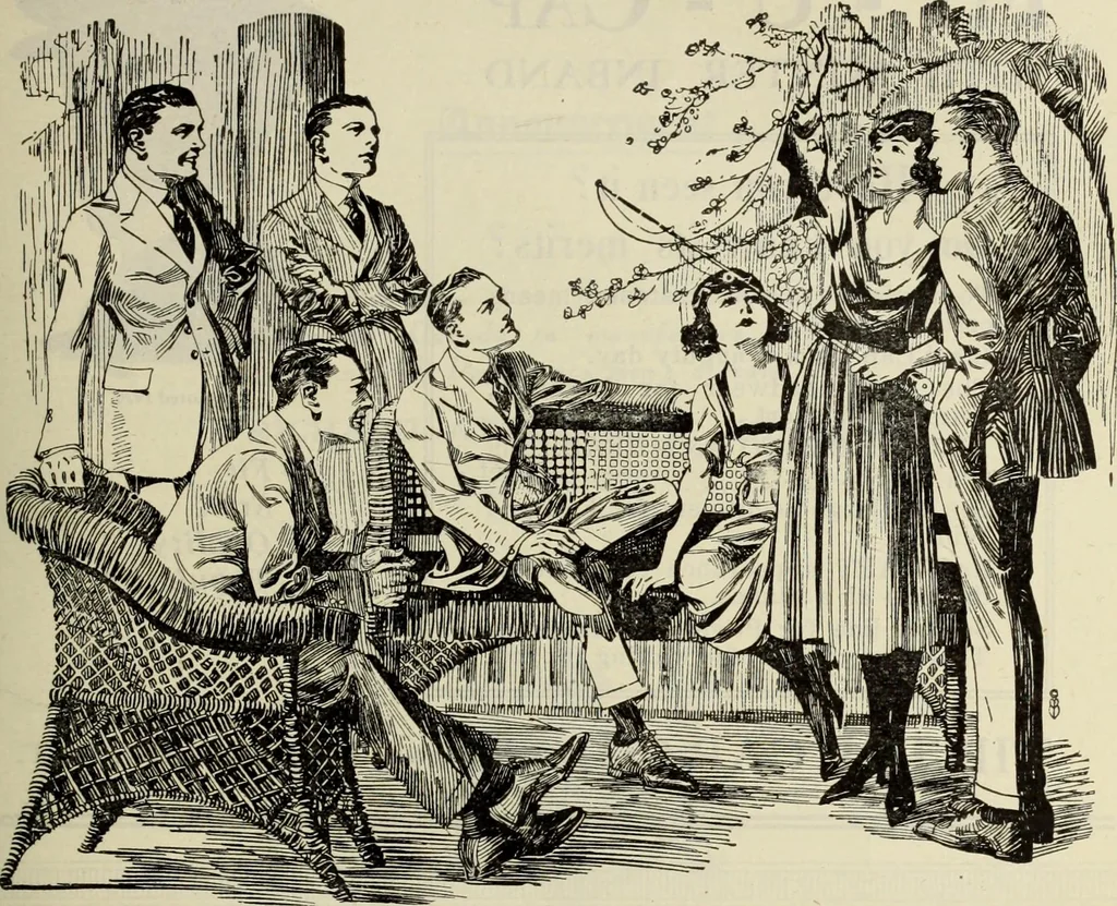 An illustration from Men's wear of Canada (January-December 1921), 1921, leaf 358