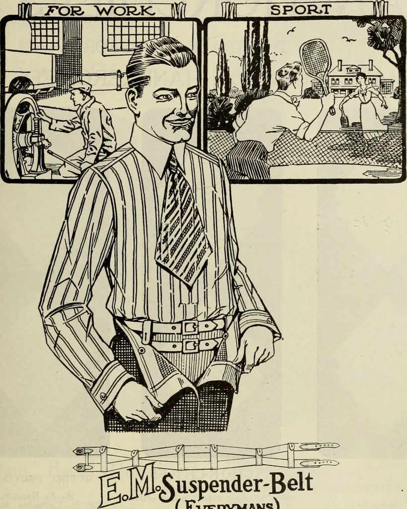 An illustration from Men's wear of Canada (January-December 1921), 1921, leaf 364