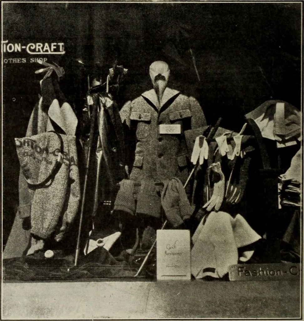 An illustration from Men's wear of Canada (January-December 1921), 1921, leaf 373