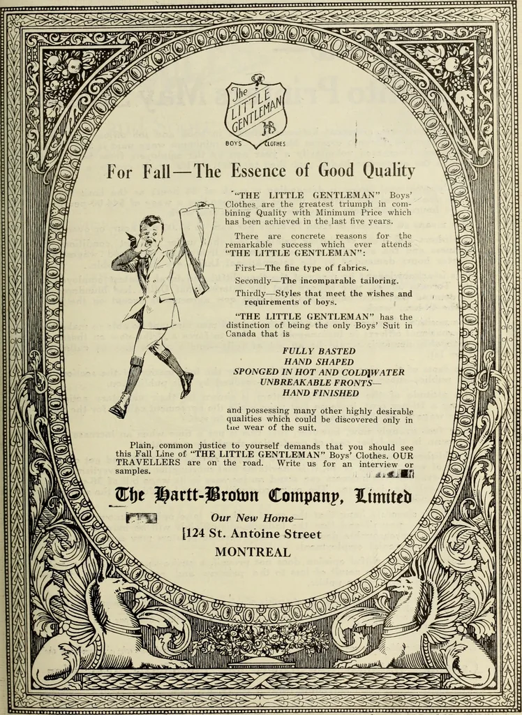 An illustration from Men's wear of Canada (January-December 1921), 1921, leaf 398