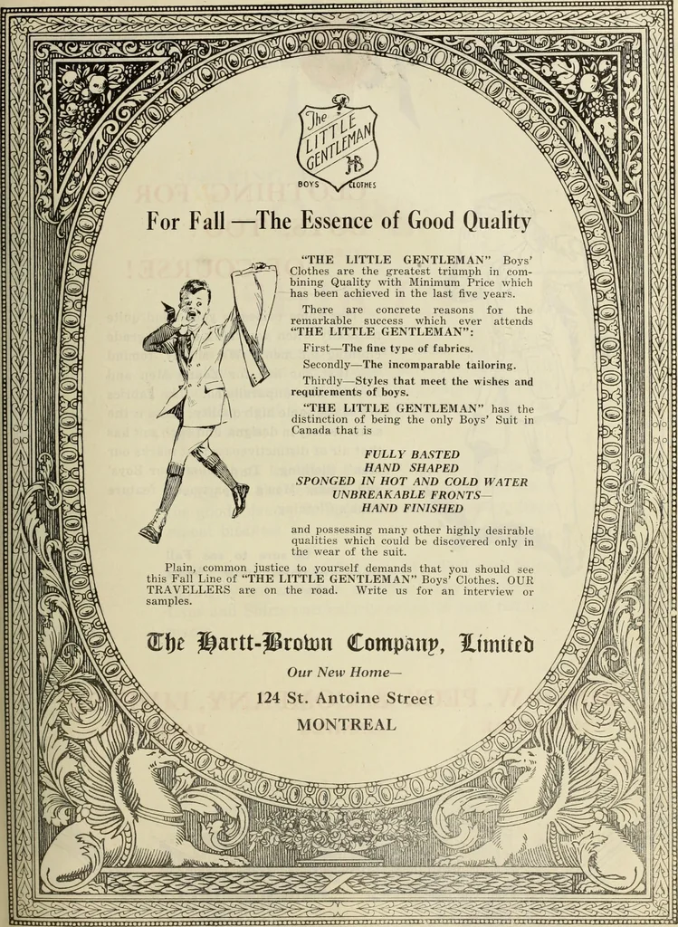 An illustration from Men's wear of Canada (January-December 1921), 1921, leaf 406