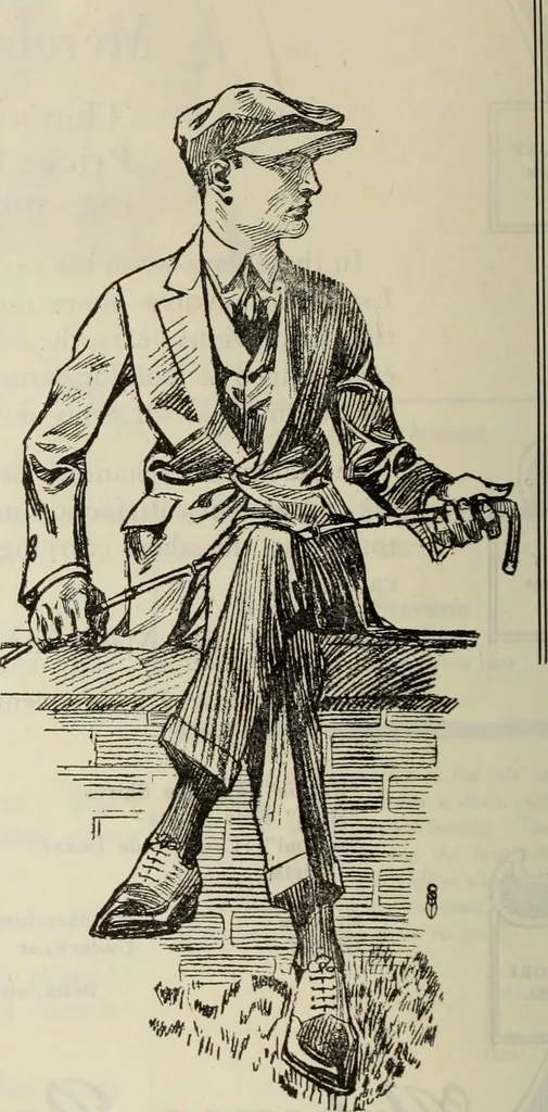 An illustration from Men's wear of Canada (January-December 1921), 1921, leaf 415