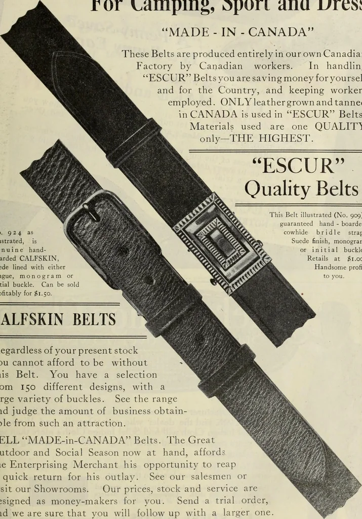 An illustration from Men's wear of Canada (January-December 1921), 1921, leaf 418
