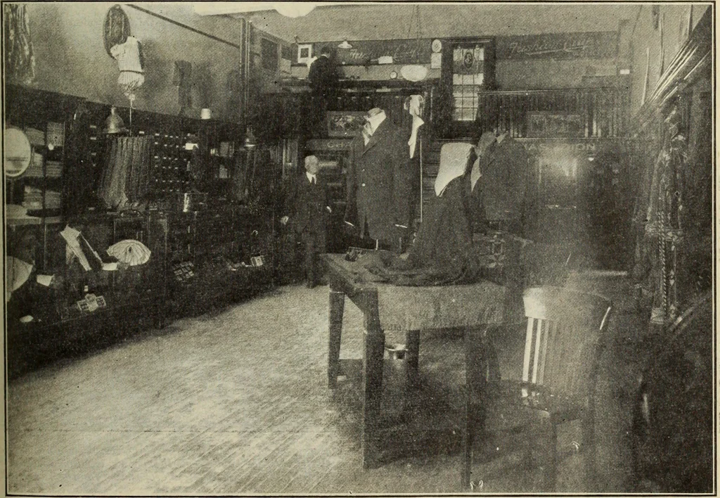 An illustration from Men's wear of Canada (January-December 1921), 1921, leaf 438