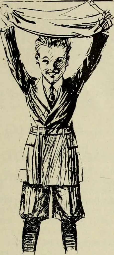 An illustration from Men's wear of Canada (January-December 1921), 1921, leaf 452