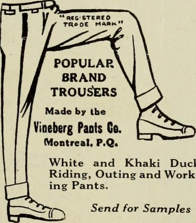 An illustration from Men's wear of Canada (January-December 1921), 1921, leaf 452