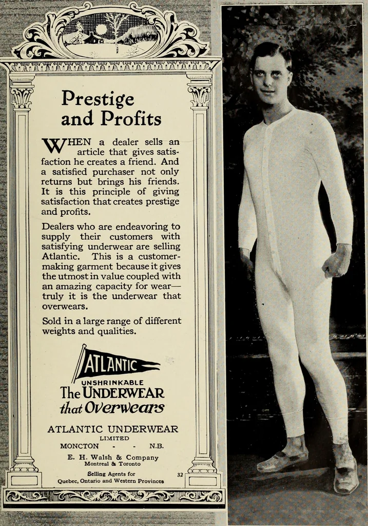 An illustration from Men's wear of Canada (January-December 1921), 1921, leaf 454