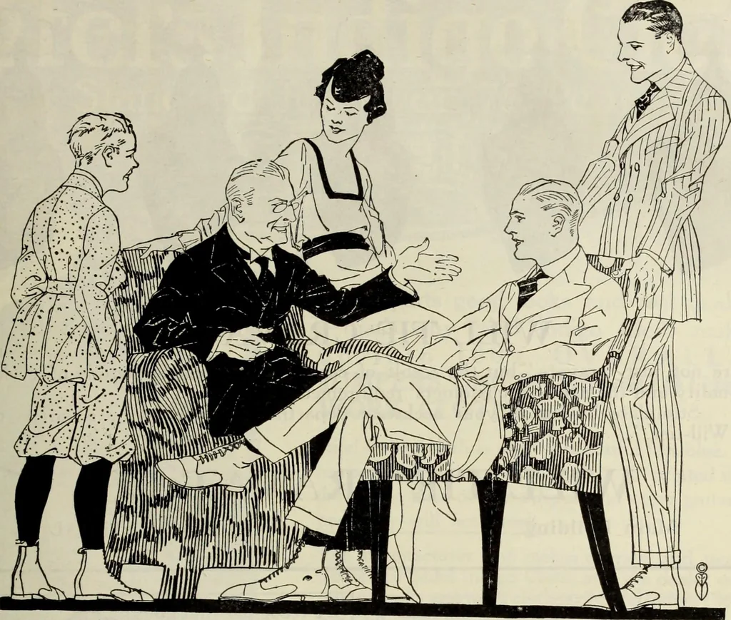 An illustration from Men's wear of Canada (January-December 1921), 1921, leaf 466