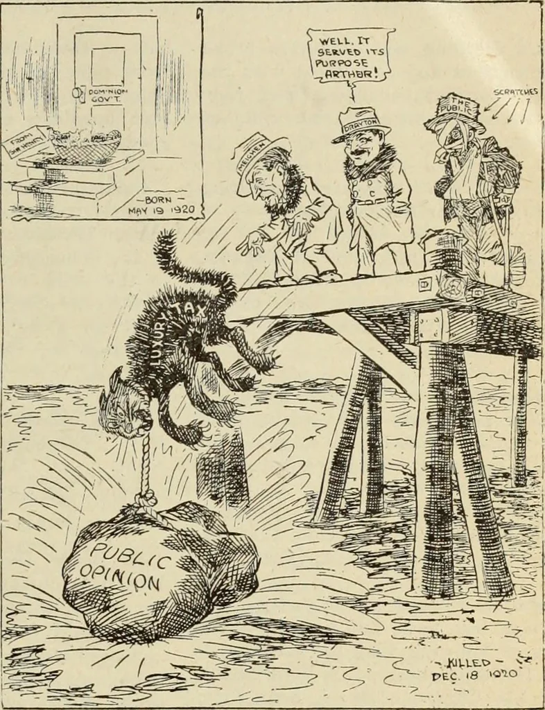 An illustration from Men's wear of Canada (January-December 1921), 1921, leaf 48
