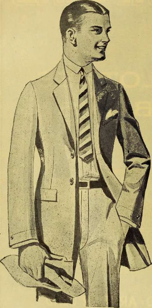 An illustration from Men's wear of Canada (January-December 1921), 1921, leaf 515