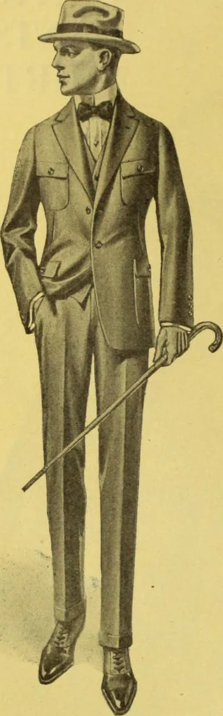 An illustration from Men's wear of Canada (January-December 1921), 1921, leaf 517