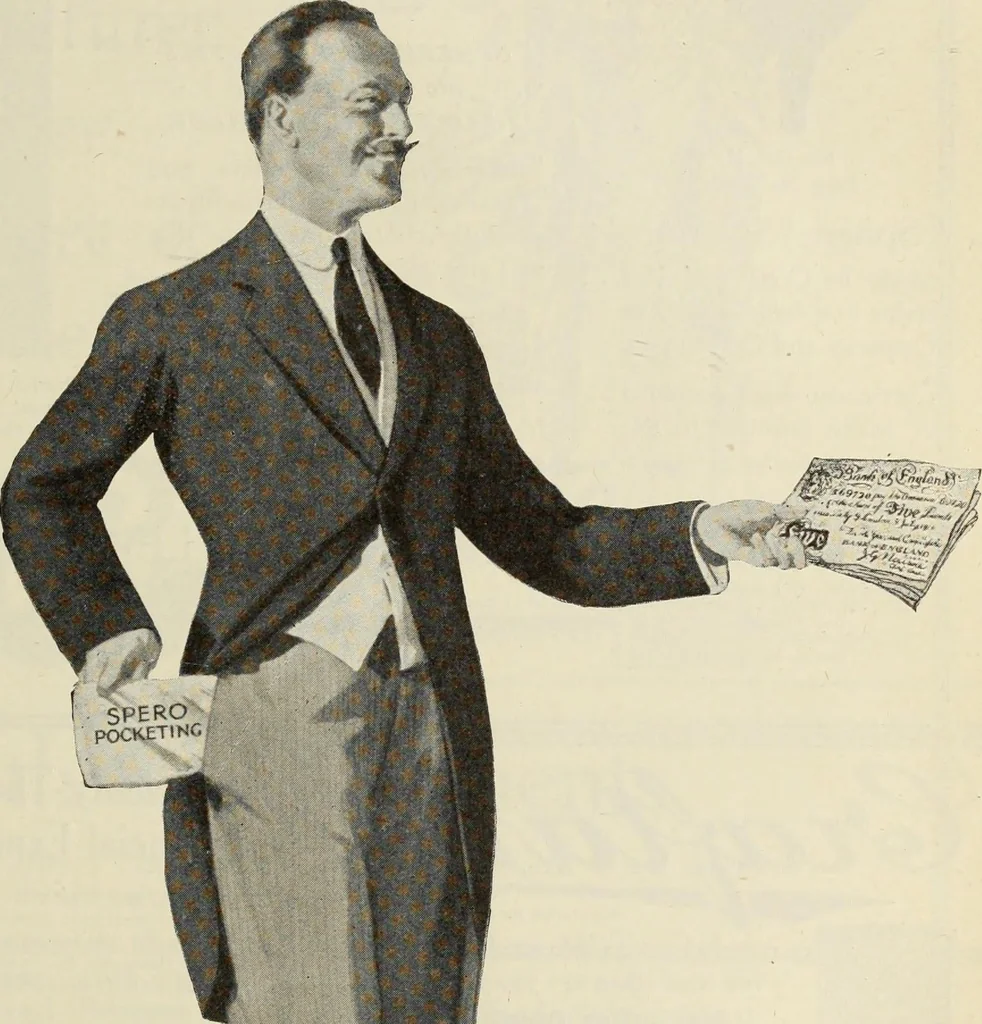 An illustration from Men's wear of Canada (January-December 1921), 1921, leaf 560