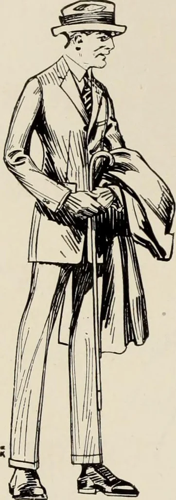 An illustration from Men's wear of Canada (January-December 1921), 1921, leaf 573