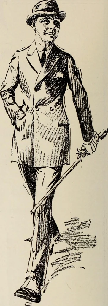 An illustration from Men's wear of Canada (January-December 1921), 1921, leaf 575
