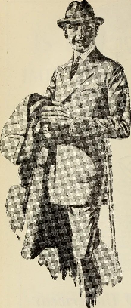 An illustration from Men's wear of Canada (January-December 1921), 1921, leaf 591