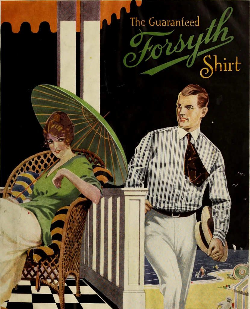 An illustration from Men's wear of Canada (January-December 1921), 1921, leaf 6