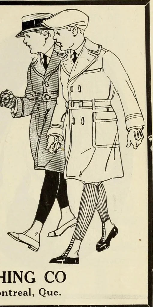 An illustration from Men's wear of Canada (January-December 1921), 1921, leaf 604