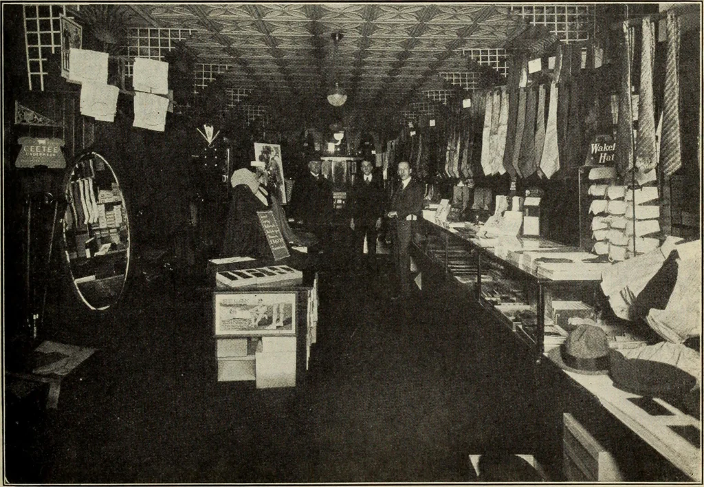 An illustration from Men's wear of Canada (January-December 1921), 1921, leaf 632
