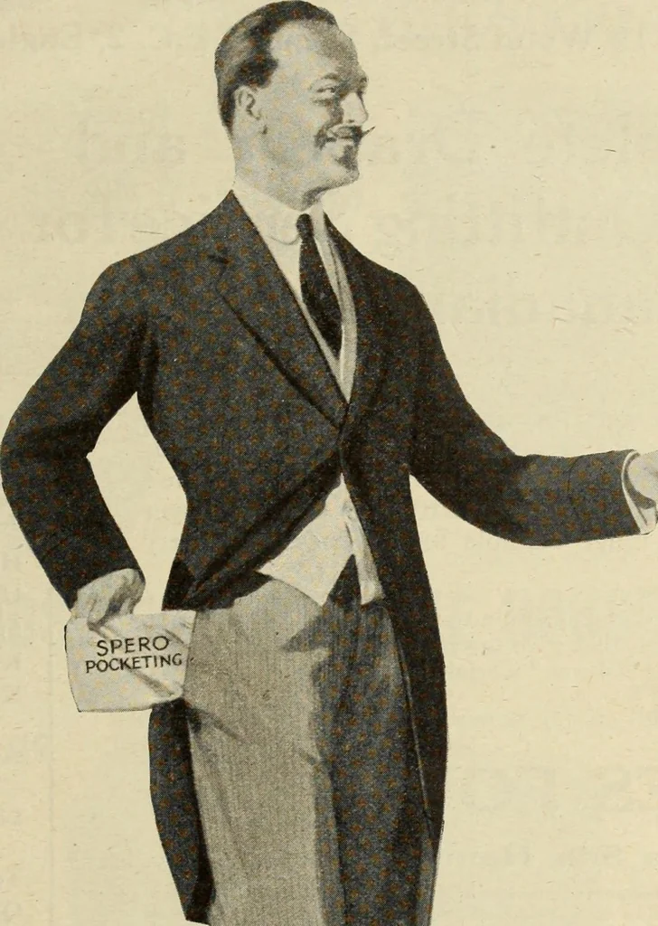 An illustration from Men's wear of Canada (January-December 1921), 1921, leaf 66